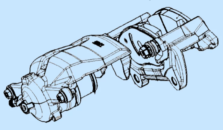 Fig. 1 Automotive brake caliper housing 副本