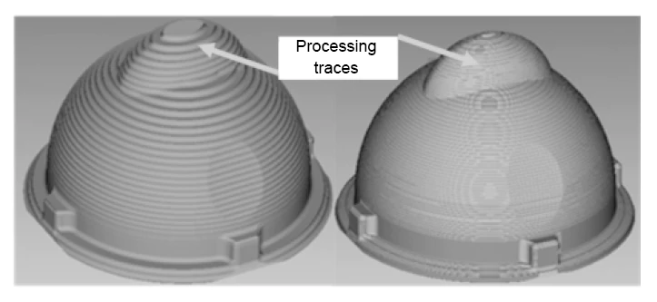 Figure 7 APT CLS simulation model after finishing and semi finishing